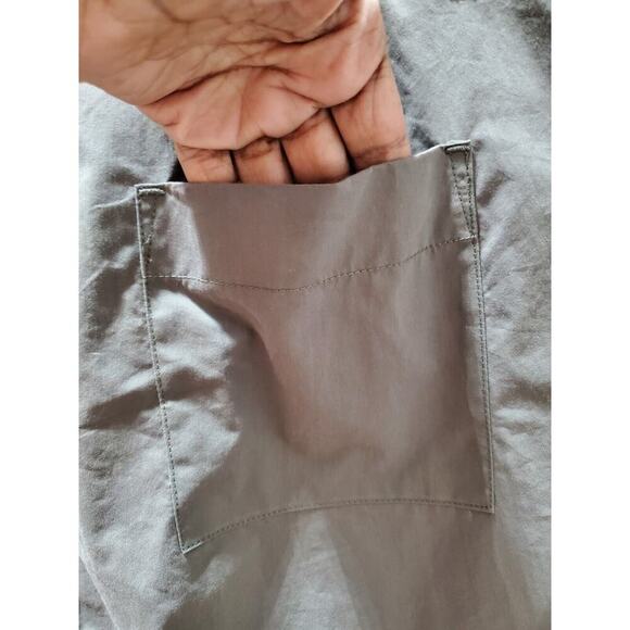 Sonoma Women's Solid Gray Cotton Pull On Mid Rise Straight Fit Bermuda Short 16 - Picture 6 of 12